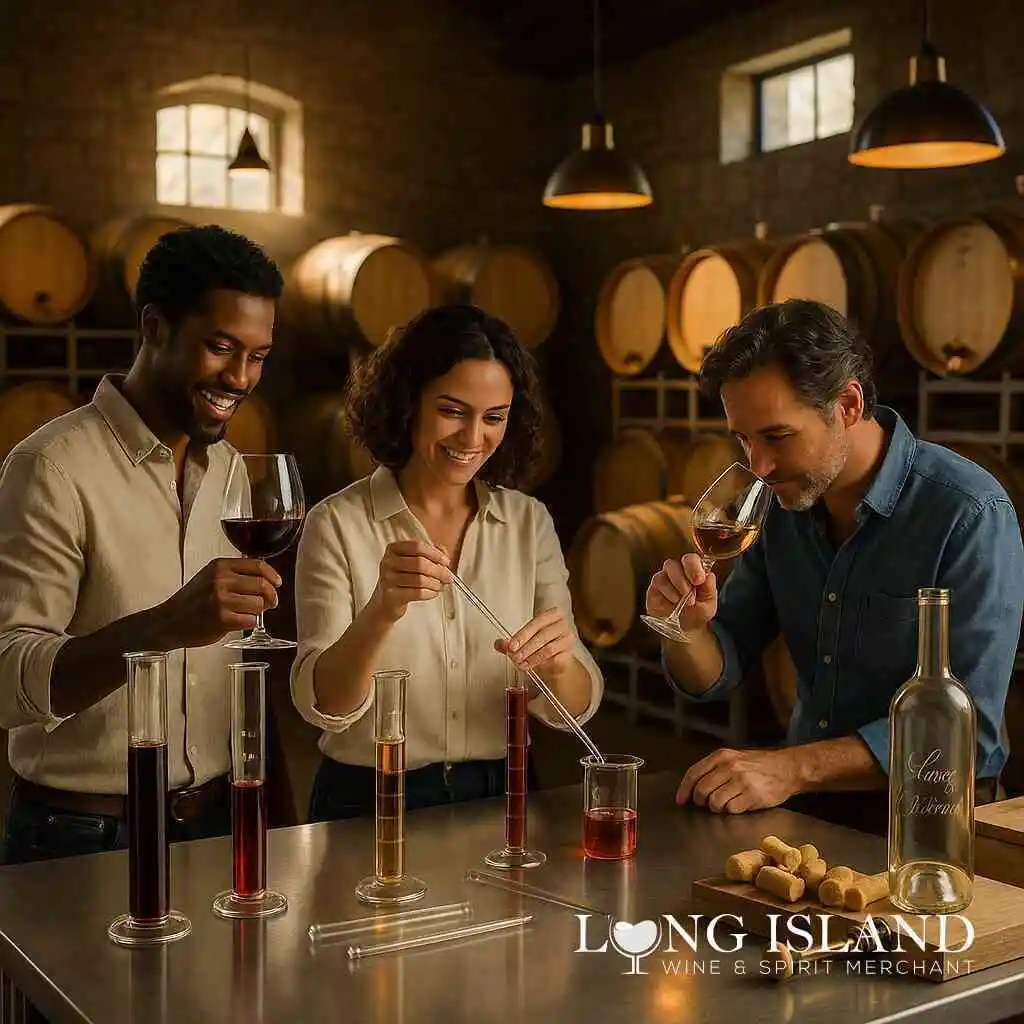 Unveiling Wine Blending Skills at Long Island Alcohol Store