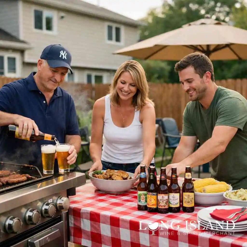 Why Belgian witbier with grilled seafood and sour beer with grilled fare can surprise a summer spread — Long Island Alco