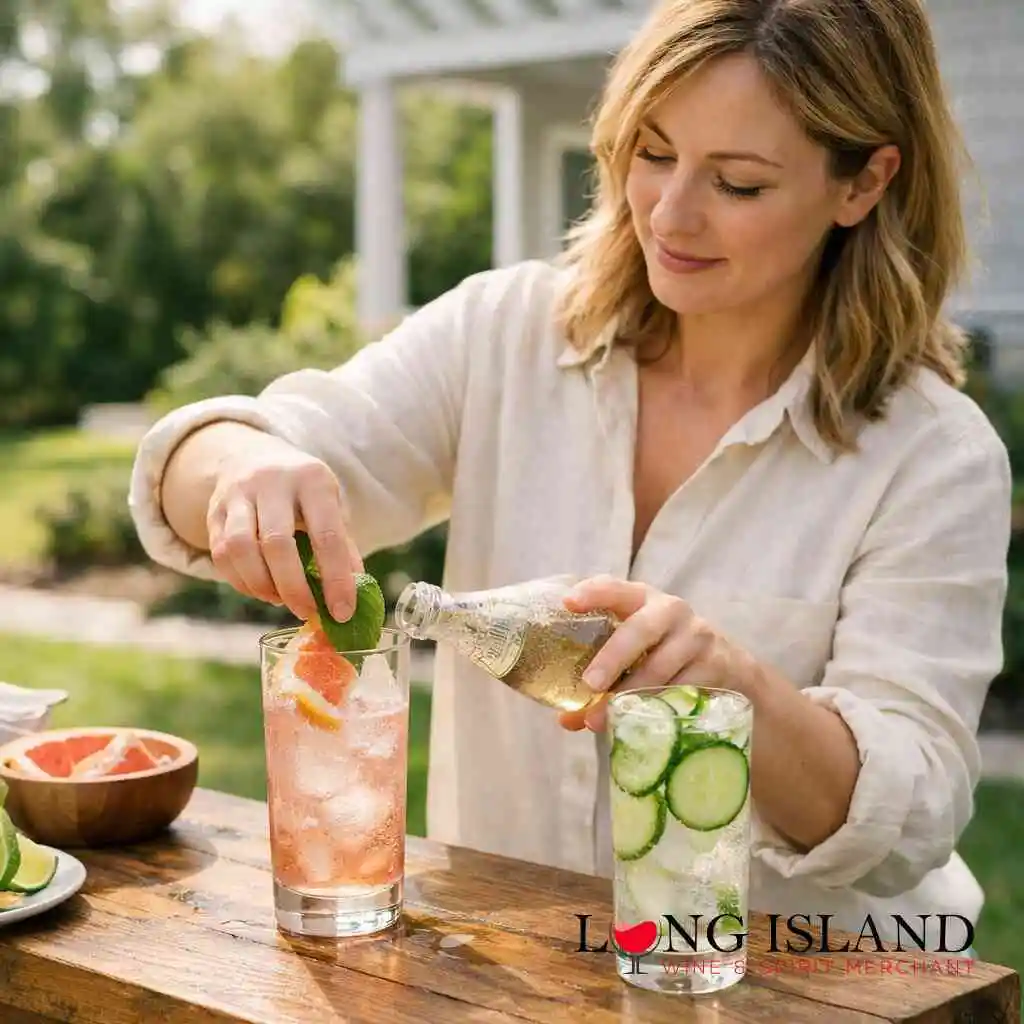 What belongs in a serious non alcoholic cocktail bar ideas setup at home — Long Island Alcohol Store