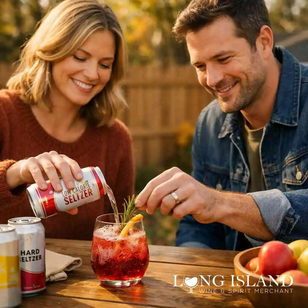 Which mixers and cocktail ingredients can lift a plain seltzer into a simple spritz — Long Island Alcohol Store